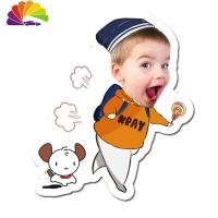 舒适主义定制可爱创意汽车空调出风口香熏车载照片摇头装饰用品车内香水女 四人摇头风口定制车用香水