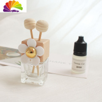 舒适主义创意卡通车载空调出风口香水夹可爱小清新汽车车用风口香水瓶香薰 小雏菊-香水瓶车用香水