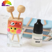 舒适主义创意卡通车载空调出风口香水夹可爱小清新汽车车用风口香水瓶香薰 小熊鸭-香水瓶车用香水