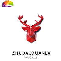 舒适主义圣诞麋鹿车载香水香薰汽车出风口香水扩香石车内空调装饰摆件淡香 麋鹿出风口香水-红色