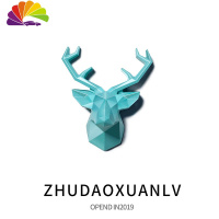 舒适主义圣诞麋鹿车载香水香薰汽车出风口香水扩香石车内空调装饰摆件淡香 麋鹿出风口香水-蓝色