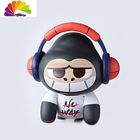 舒适主义屁屁猩车载香水汽车出风口车用香薰车内用品车上饰品摆件淡香 红色耳机猩(花果香)