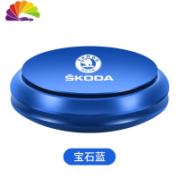 舒适主义斯柯达车载香水座明锐速派柯迪亚克柯米克汽车用香水车内香薰摆件 斯柯达[宝石蓝]送3片香薰