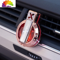 舒适主义创意汽车用出风口香水夹车载车内空调空瓶车上装饰品男女香水空瓶 红色罗马佳人[醇香型]车用香水