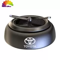舒适主义丰田八代凯美瑞RAV4汉兰达新雷凌亚洲龙改装内饰车载香水香薰摆件 深空灰[丰田标]海洋味