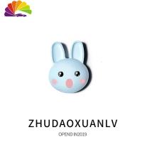 舒适主义可爱萌兔车载香水卡通汽车出风口香水夹车内香薰装饰扩香石淡香 萌兔出风口香水-蓝色