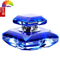 舒适主义汽车水晶座式车载香水摆件男士车内装饰品中控台车用淡香古龙 步步高升/清新蓝