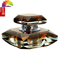 舒适主义汽车水晶座式车载香水摆件男士车内装饰品中控台车用淡香古龙 步步高升/高贵茶