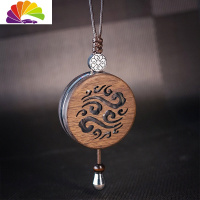 舒适主义汽车香水车载香水女桃木挂件吊坠淡香车内除臭除异味车用 祥浅绿色云挂饰[水滴款]+西柚香型