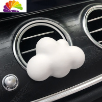 舒适主义云朵车载香水空调出风口香薰夹扩香石创意车内汽车装饰品淡香 纯白色云朵风口香氛