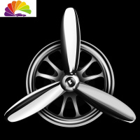 舒适主义空军一号车载香水出风口二号淡香男士装饰品车内汽车香薰 亮银版(含1个海洋味香片2个柠檬味精油)