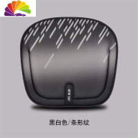 舒适主义果冻凝胶汽车坐垫个性时尚潮橡胶座垫天然乳胶座椅垫车垫女神专用 黑白色-条形纹