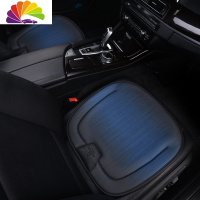 舒适主义汽车坐垫乳胶单个屁屁垫四季通用单片后排车座垫子三件套果冻女神 渐变黑蓝色[前排单座1片]