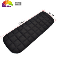 舒适主义竹炭汽车坐垫单片无靠背座垫四季通用三件套防滑后排单个屁屁垫 后排单片-黑色