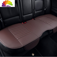 舒适主义负离子竹炭四季通用车座垫子主驾驶后排单片无靠背三件套汽车坐垫 负离子竹炭后排长片(咖啡色)