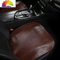 舒适主义头层水皮汽车坐垫无靠背夏季三件套后排凉垫四季皮单片座垫 咖棕色前排单片一片