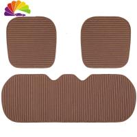 舒适主义汽车坐垫单片四季通用无靠背三件套荞麦壳养生冬季单座后排车座垫 前排正副驾驶两片(请留言备注颜色)