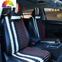 舒适主义荞麦汽车坐垫四季通用热卖小蛮腰冬季亚麻全包防滑免绑座垫套 咖啡色(五座一套+枕)