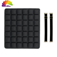 舒适主义汽车坐垫四季通用单片靠垫透气减压久坐免捆绑座垫小车座椅垫 2020款级版空气靠垫黑色