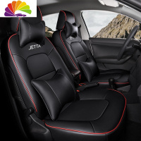 舒适主义专用于大众捷达汽车坐垫四季通用冬季座垫套全包座垫19款捷达VS5 捷达豪华版(黑红色)