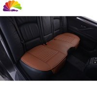 舒适主义专车专用汽车坐垫宝马奔驰防滑2020款无靠背后排长条单片座垫四季 竹炭皮后排长条(专车定制)咖啡色一片