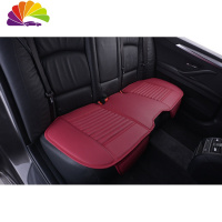 舒适主义专车专用汽车坐垫宝马奔驰防滑2020款无靠背后排长条单片座垫四季 竹炭皮后排长条(专车定制)玫红色一片