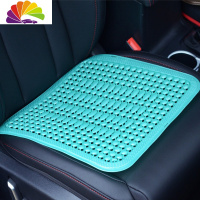 舒适主义汽车坐垫夏季凉垫塑料座垫大货车面包车叉车铲车通风凉席单片夏天 双圆方垫-蓝色(2片装)