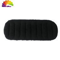 舒适主义无靠背防滑汽车坐垫单片办公室椅子坐垫餐椅垫加厚小三件 黑色后排一片