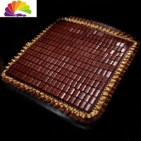 舒适主义汽车座垫通用单竹片竹垫子夏天麻将凉垫夏季透气坐垫汽车凉席座垫 花边座垫咖啡色单片