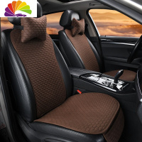 舒适主义特斯拉model x坐垫小蛮腰tesla model s座垫 model 3亚麻汽车专用 小蛮腰亚麻座垫[摩卡棕