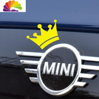 舒适主义车贴纸 创意 车身贴可爱兔子耳朵猫耳朵个性装饰车标改装汽车贴纸 皇冠