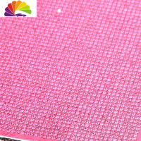 舒适主义汽车装饰贴钻划痕水钻贴闪钻石车内饰品水晶钻贴DIY创意个性贴纸 玫红大张车贴