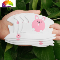 舒适主义汽车拉手保护膜卡通隐形碗保护贴车把手贴纸漆面划痕防刮贴 吉呵兔-白底-8片装(4拉手贴+4门碗贴)车贴