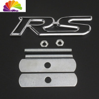 舒适主义汽车中网RS改装标本田飞度GK5中网标车标个性车贴汽车装饰贴纸 RS黑色中网标
