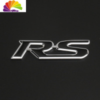 舒适主义汽车中网RS改装标本田飞度GK5中网标车标个性车贴汽车装饰贴纸 RS黑色贴标