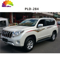 舒适主义10-19款丰田普拉多车贴 霸道2700 4000车身彩条贴纸改装装饰拉花 PLD-284台湾普通材料