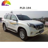 舒适主义10-19款丰田普拉多车贴 霸道2700 4000车身彩条贴纸改装装饰拉花 PLD-194美国进口材料