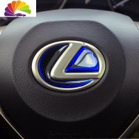 舒适主义雷克萨斯方向盘改装ESISGXLSRXCTRCFISFGS专用内饰反光车标贴车贴 08-12款GS方向盘(备注颜