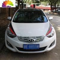 舒适主义现代朗动改装汽车贴纸引擎盖机盖装饰贴灯眉贴大灯眼线贴 12-16款朗动大眼线贴一对(默认黑色)