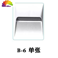 舒适主义汽车贴纸进气孔假进风口排气孔引擎盖机盖出风口个性创意改装车贴 一张B6风口适合白色车单片装