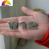 舒适主义V6 V8 4WD字贴标适用于丰田汉兰达车标 金属车贴车标尾标 四驱标 分体W12