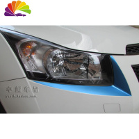 舒适主义09-14老款科鲁兹改装专用 眼眉线 冷峻犀利 碳纤维成型贴装饰车贴 电镀冰膜冰浅蓝色