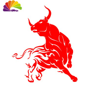 舒适主义红牛车贴 汽车改装个性车两侧霸气摩托电动车贴纸 反光遮盖拉花 B款60CM红色