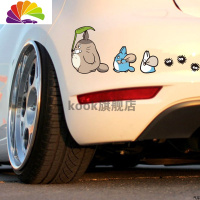 舒适主义龙猫车贴动漫卡通千与千寻汽车车身划痕遮挡玻璃装饰贴纸 需要一对拍数量2备注对称(勿拍)