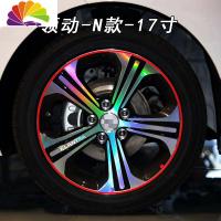 舒适主义适用于现代领动改装专用碳纤维轮毂贴纸 领动装饰车贴保护轮毂贴 如轮毂形状不同请联系客服定做