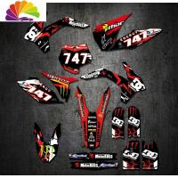 舒适主义波速尔歼2 猎豹 猎隼越野摩托车贴花改装贴花 贴膜 贴纸 j4hg84 进口3M亮膜