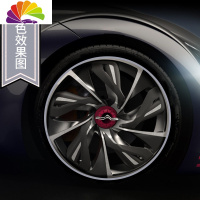 舒适主义抖音网红同款汽车车贴车身两侧贴纸汽车轮毂装饰车改装个性拉花 轮毂装饰条[灰色]