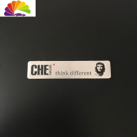 舒适主义越野e族英雄会汽车金属车贴改装划痕车身贴遮挡AWD铝合金尾标贴纸 切格瓦拉长条款