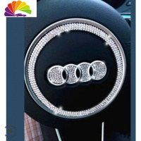 舒适主义奥迪改装车标A4车标贴钻A3车标贴A5A7车标装饰Q5Q3A4L奥迪Q2车贴 奥迪A3/Q3[方向钻]