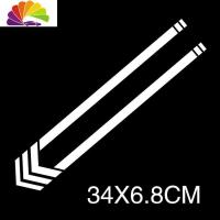 舒适主义摩托车反光贴纸GW250前挡板车贴龙600前挡泥板车贴300反光贴纸 2号白色